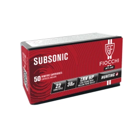 Amunicja Fiocchi .22LR SUBSONIC LRN HP 38gr
